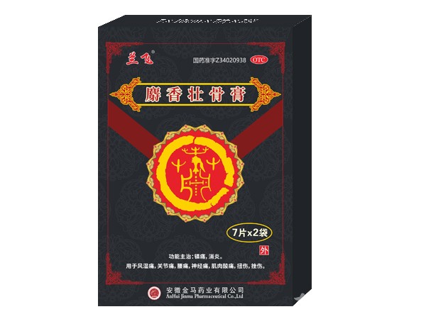 膏藥、麝香壯骨膏