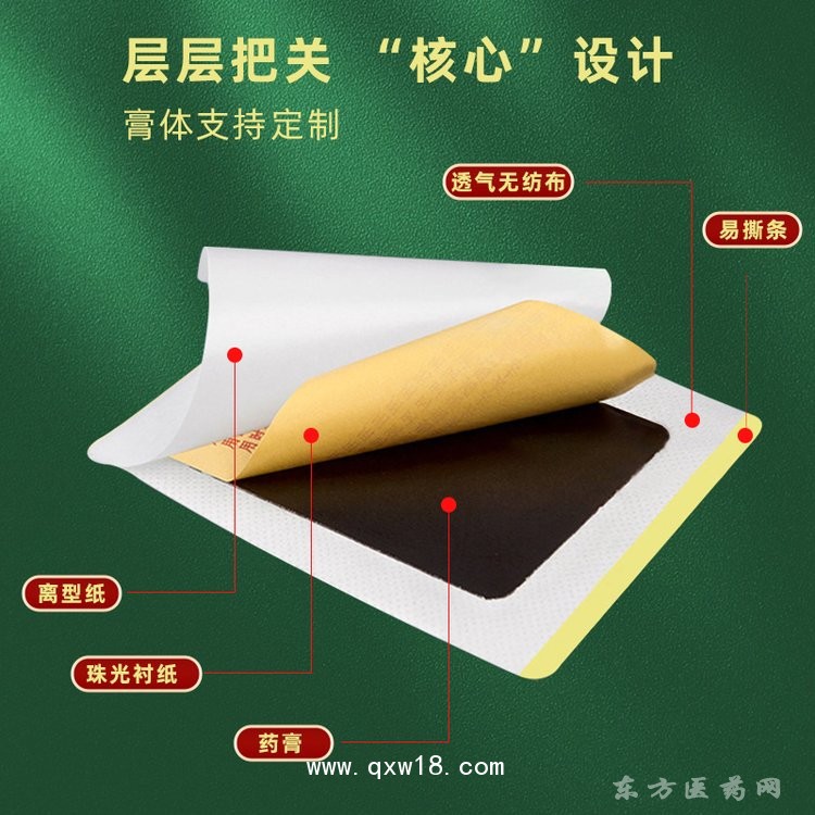 手工黑膏藥 遠紅外熱敷貼廠家批發(fā)定制oem貼牌代工醫(yī)院