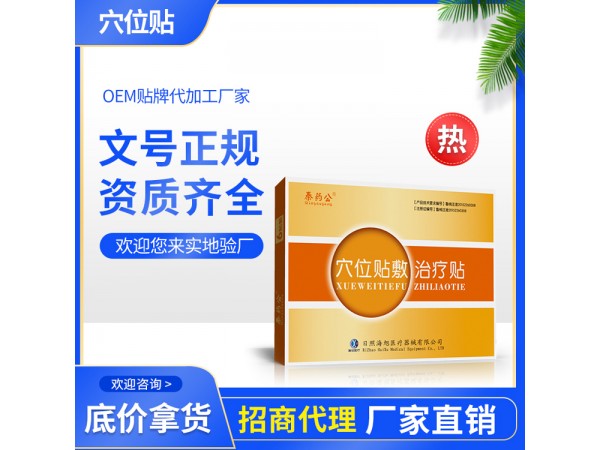 夏季三伏貼代理 三九貼加工廠(chǎng) 穴位貼敷治療貼藥店同款6貼裝